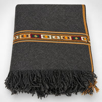 Soft Sharai Black Shawl, 1250 gm