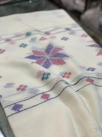 Floral Pashmina Wool Shawl for Women