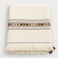 Bonanza Wool Cream Shawl, 1100 gm