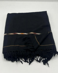Midnight Black Australian Sahidar Shawl
