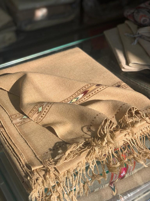 Dark Camel Australian Sahidar Shawl